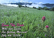 wedding announcement save the date photo magnet